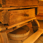 Originaler Bauerntisch restauriert aus der Zeit um 1630